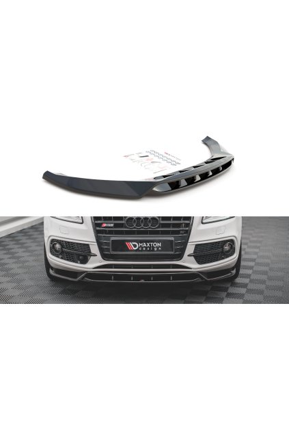 Maxton Design spoiler pod přední nárazník pro Audi SQ5 Mk1, carbon-Look