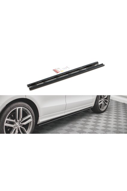 Maxton Design difuzory pod boční prahy pro Audi SQ5 Mk1, carbon-Look