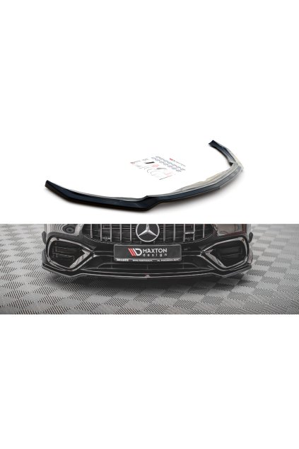 Maxton Design spoiler pod přední nárazník ver.3 pro Mercedes CLA C118/AMG 45, carbon-Look