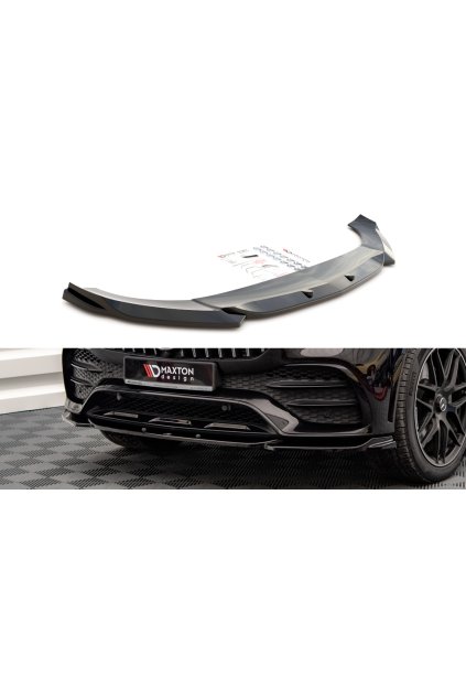 Maxton Design spoiler pod přední nárazník pro Mercedes GLE Coupe C167, černý lesklý plast ABS, AMG / AMG-Line