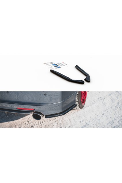 Maxton Design boční difuzory pod zadní nárazník ver.2 pro Honda Accord Mk7 Type-S, carbon-Look