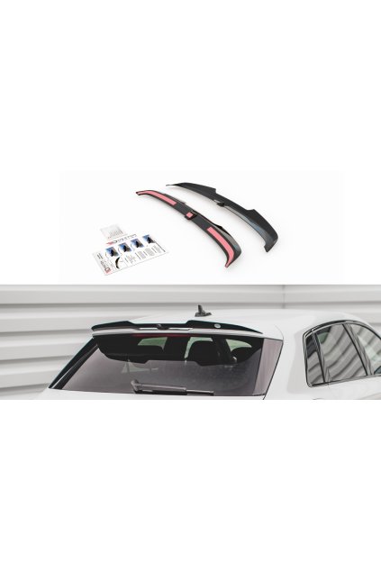 Maxton Design prodloužení spoileru ver.2 pro Audi S3 8Y, carbon-Look