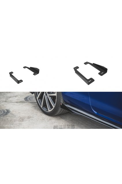 Maxton Design křidélka bočních difuzorů pro Volkswagen Golf R Mk7 Facelift