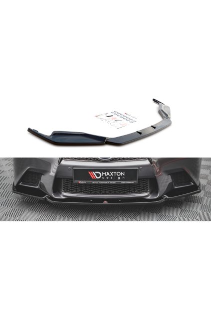 Maxton Design spoiler pod přední nárazník pro Lexus GS MK4 /F-Sport, carbon-Look