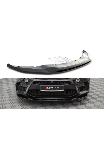 Maxton Design spoiler pod přední nárazník ver.2 pro BMW X5 M F15, černý lesklý plast ABS