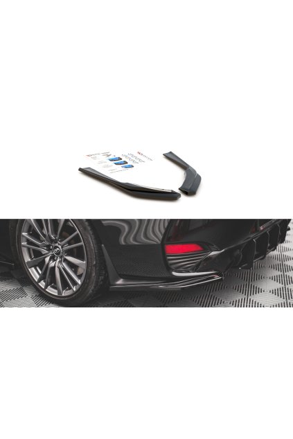 Maxton Design boční difuzory pod zadní nárazník pro Infiniti Q60 Mk2, carbon-Look