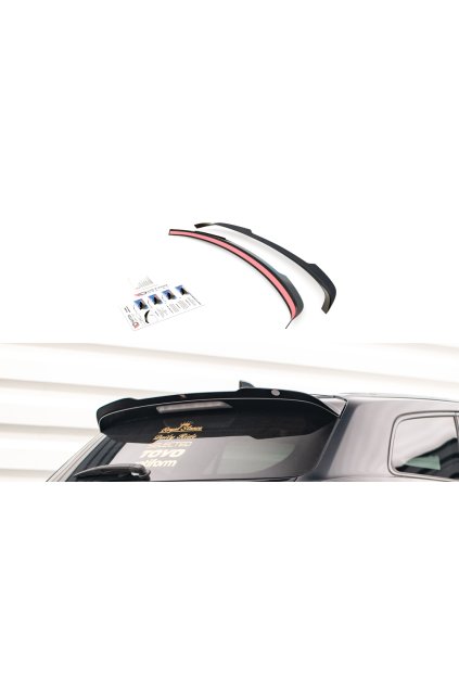 Maxton Design prodloužení spoileru pro Toyota Avensis MK3/Facelift, černý lesklý plast ABS