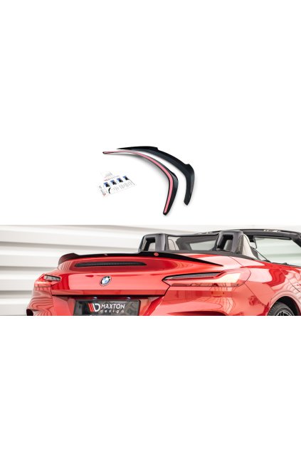 Maxton Design prodloužení spoileru pro BMW Z4 G29 /M40i, G29 /M-Pack, černý lesklý plast ABS
