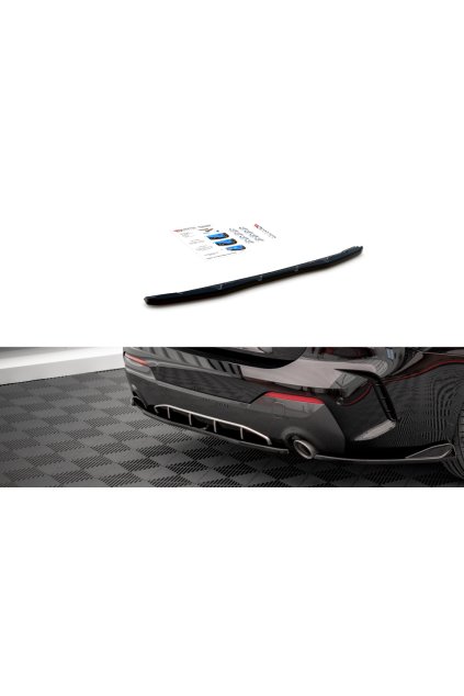 Maxton Design středový spoiler pod zadní nárazník pro BMW řada 4 G22/M-Pack, carbon-Look Nepasuje na M440i