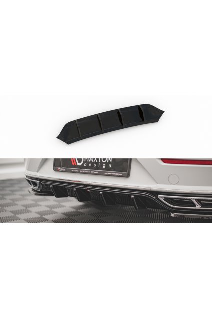 Maxton Design vložka zadního nárazníku pro Volkswagen Arteon R-Line Facelift, carbon-Look