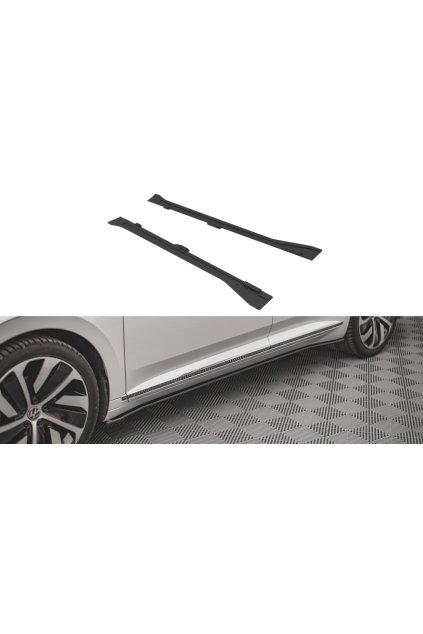 Maxton Design "Street Pro" difuzory pod boční prahy pro Volkswagen Arteon R-Line Facelift