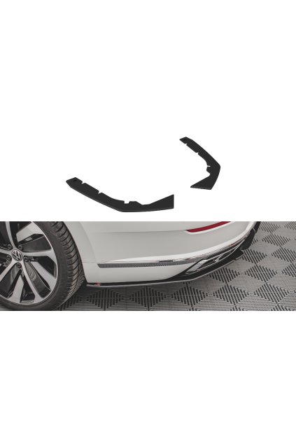 Maxton Design "Street Pro" boční difuzory pod zadní nárazník pro Volkswagen Arteon R-Line Facelift
