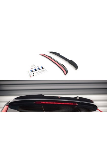 Maxton Design prodloužení spoileru pro Volvo V90 Mk2, carbon-Look