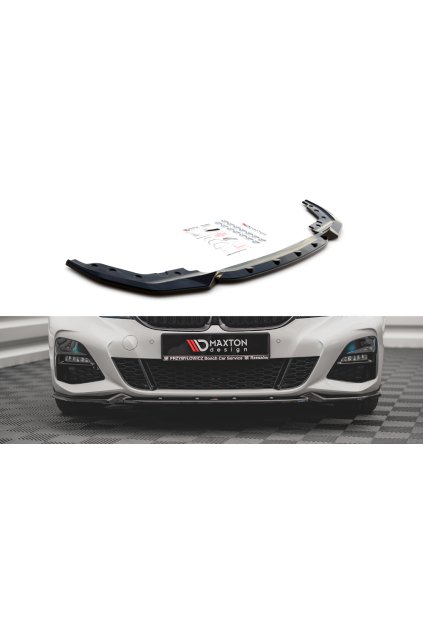 Maxton Design spoiler pod přední nárazník ver.4 pro BMW řada 3 G20 M-Pack, G21 M-Pack, carbon-Look