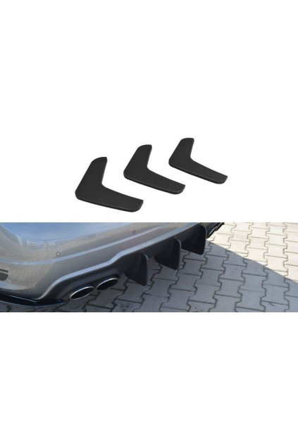Maxton Design difuzor zadního nárazníku ver.1 pro Mercedes třída C W204/AMG-Line
