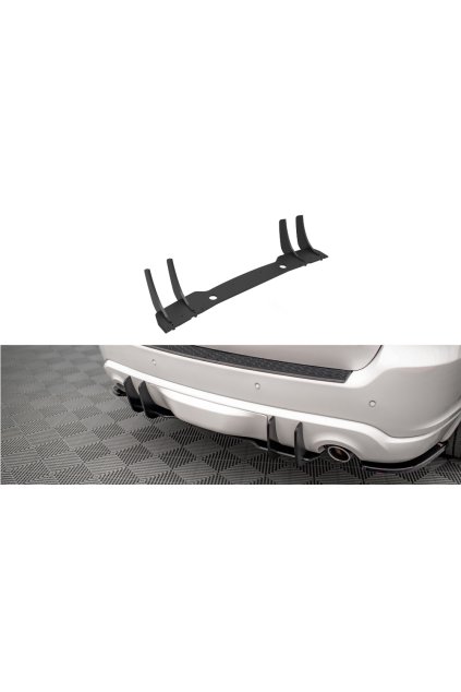 Maxton Design "Street Pro" difuzor zadního nárazníku pro Dodge Durango RT Mk3, plast ABS bez povrchové úpravy