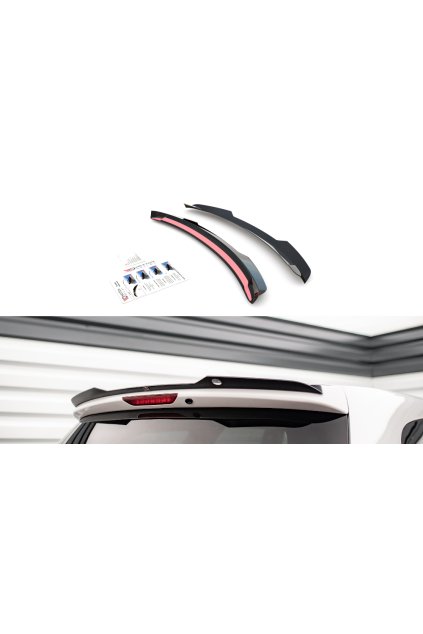 Maxton Design prodloužení spoileru pro Dodge Durango RT Mk3, carbon-Look