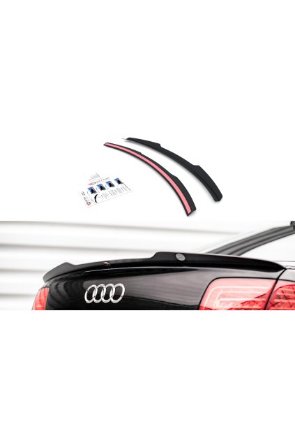 Maxton Design prodloužení spoileru pro Audi S8 D3, carbon-Look