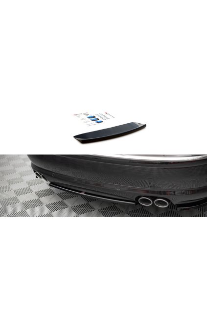 Maxton Design středový spoiler pod zadní nárazník pro Audi S8 D3, carbon-Look