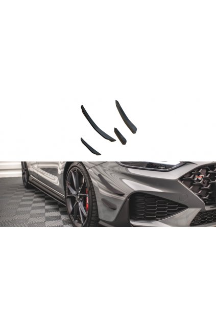Maxton Design přítlačná křidélka předního nárazníku pro Hyundai i30 N MK3 Facelift