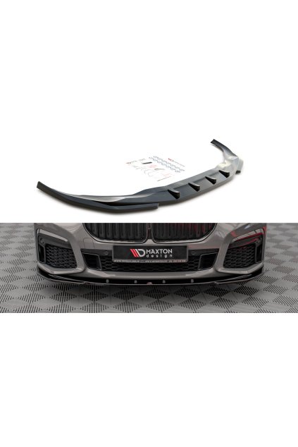 Maxton Design spoiler pod přední nárazník pro BMW řada 7 G11 Facelift /M-Pack, carbon-Look