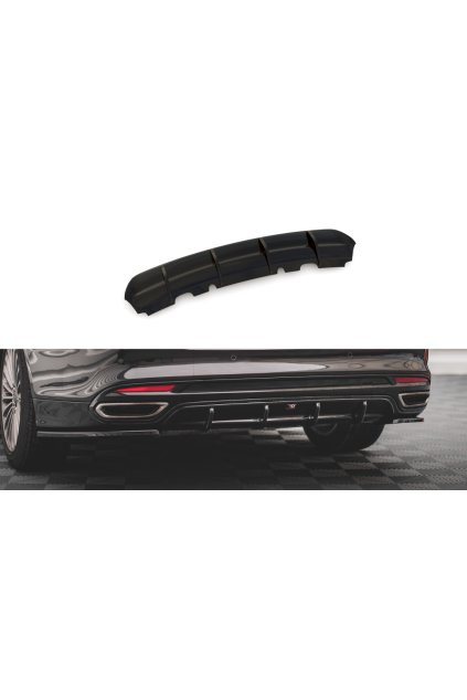 Maxton Design vložka zadního nárazníku pro Ford Mondeo Mk5, carbon-Look