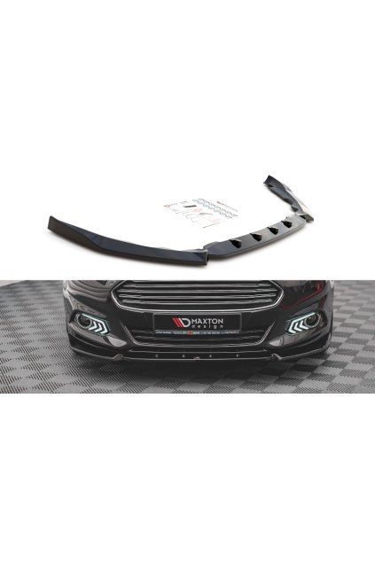 Maxton Design spoiler pod přední nárazník pro Ford Mondeo Mk5, carbon-Look
