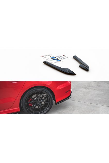 Maxton Design boční difuzory pod zadní nárazník pro Audi S3 8V, carbon-Look