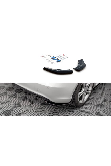 Maxton Design boční difuzory pod zadní nárazník ver.2 pro Mercedes třída A W176/Standard, carbon-Look