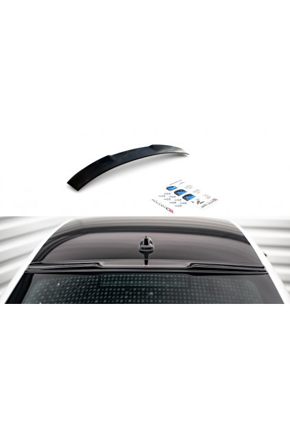 Maxton Design patka na zadní okno pro Škoda Octavia Mk4, černý lesklý plast ABS