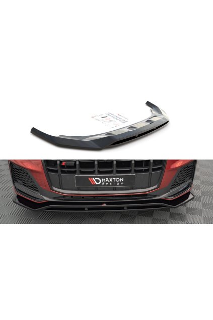 Maxton Design spoiler pod přední nárazník pro Audi Q7 Mk2 S-Line Facelift, plast ABS bez povrchové úpravy
