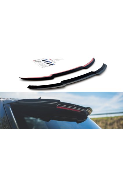 Maxton Design prodloužení spoileru pro Audi Q7 Mk2 S-Line, carbon-Look