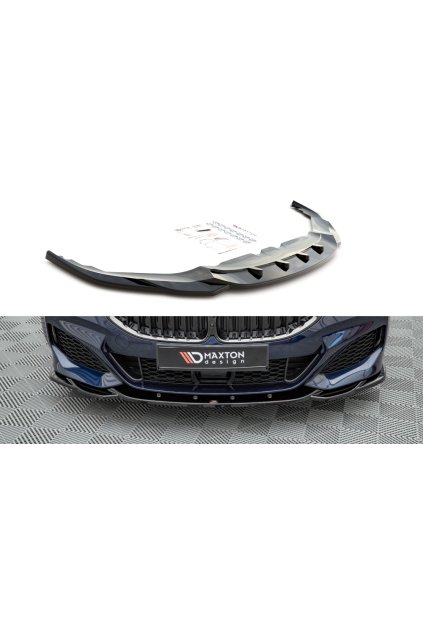 Maxton Design spoiler pod přední nárazník ver.4 pro BMW řada 8 Gran Coupe/G16, carbon-Look