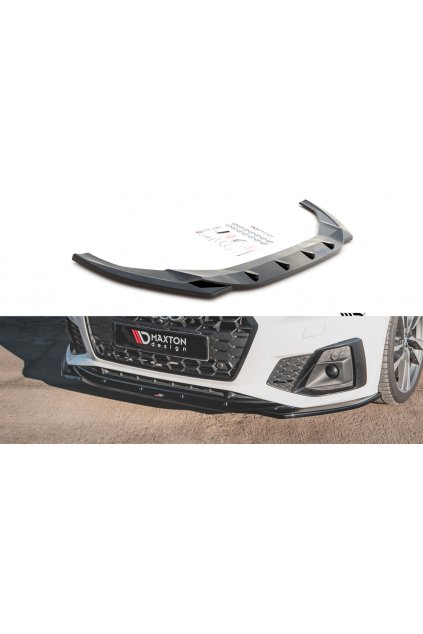 Maxton Design spoiler pod přední nárazník pro Audi S5 F5 FL, carbon-Look