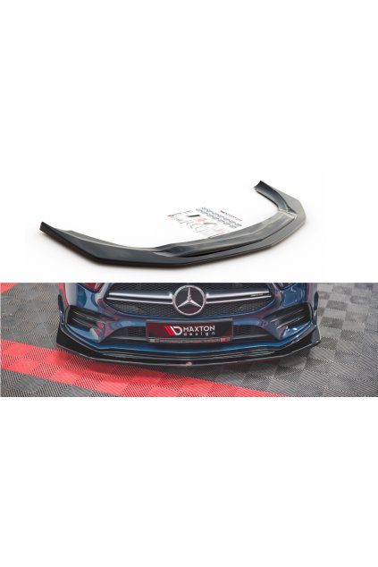 Maxton Design spoiler pod přední nárazník ver.3 pro Mercedes třída A W177 A35 AMG Aero, plast ABS bez povrchové úpravy