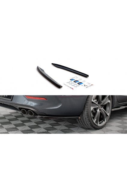 Maxton Design boční difuzory pod zadní nárazník pro Cupra Leon, carbon-Look