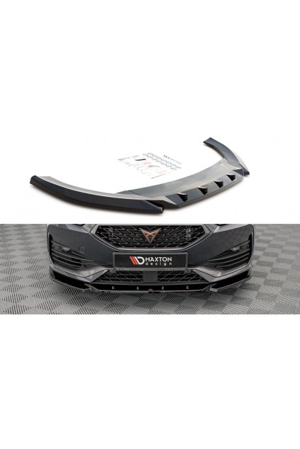 Maxton Design spoiler pod přední nárazník ver.3 pro Cupra Leon, carbon-Look