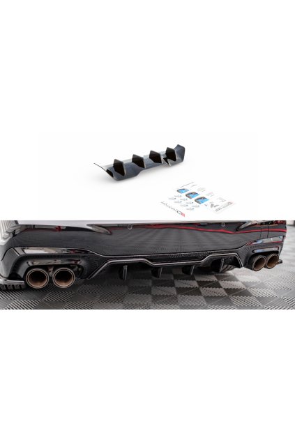 Maxton Design vložka zadního nárazníku pro BMW řada 2 Gran Coupe F44 (2019-)/M235i, carbon-Look