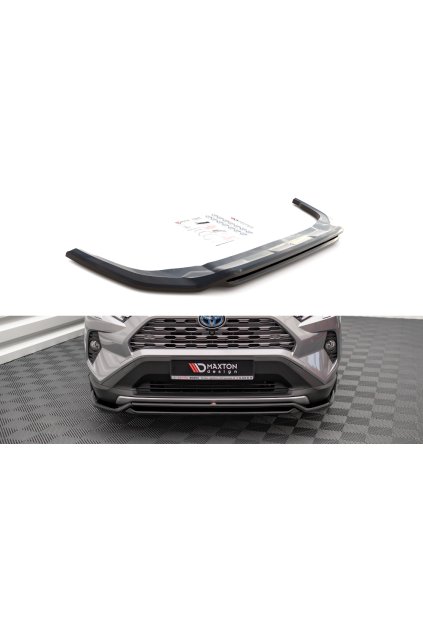 Maxton Design spoiler pod přední nárazník pro Toyota RAV4 Mk5, carbon-Look