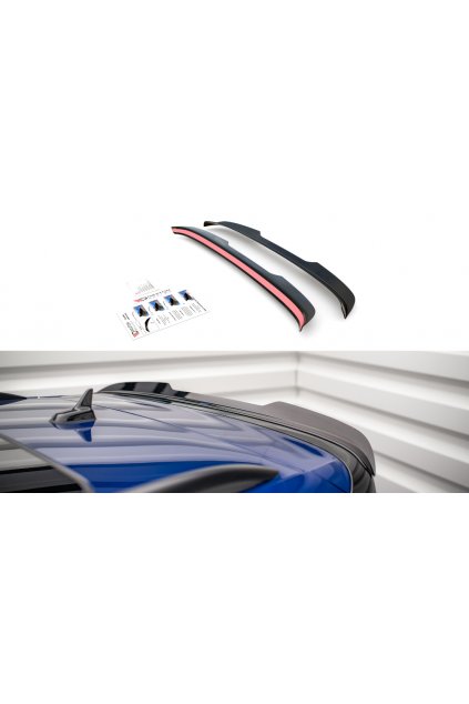 Maxton Design prodloužení spoileru pro Volkswagen Tiguan R Mk2 Facelift, carbon-Look