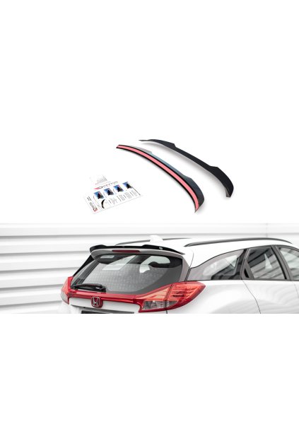 Maxton Design prodloužení spoileru pro Honda Civic Mk9, carbon-Look, Tourer