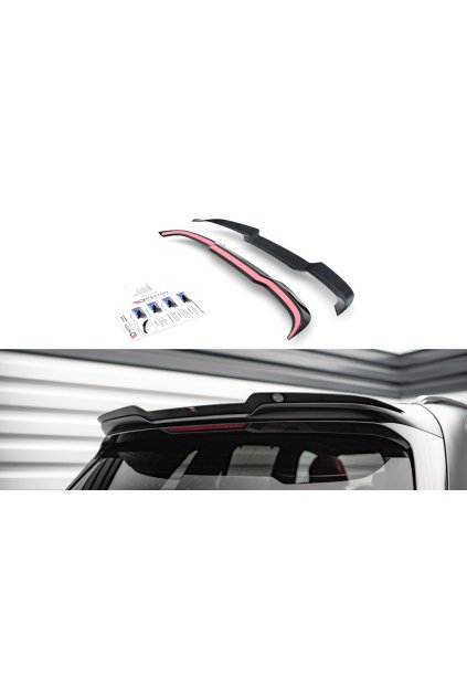 Maxton Design prodloužení spoileru pro BMW X5 M G05, černý lesklý plast ABS
