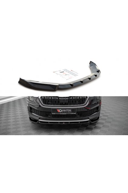 Maxton Design spoiler pod přední nárazník ver.1 pro Škoda Kodiaq Standard, carbon-Look
