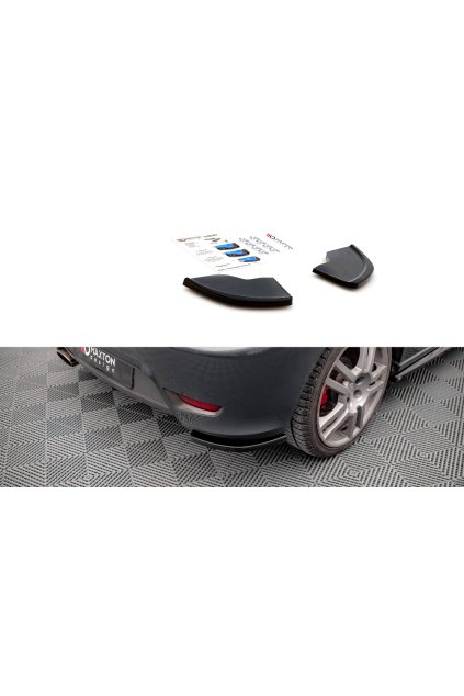 Maxton Design boční difuzory pod zadní nárazník pro Seat Ibiza Cupra Mk3, plast ABS bez povrchové úpravy