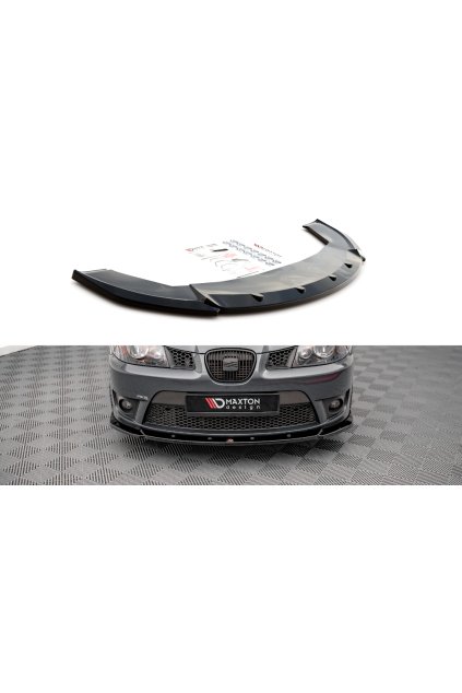 Maxton Design spoiler pod přední nárazník ver.2 pro Seat Ibiza Cupra Mk3, carbon-Look