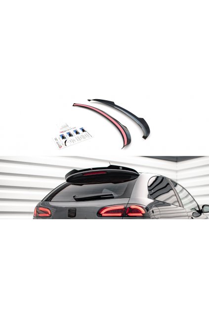 Maxton Design prodloužení spoileru pro Seat Ibiza Cupra Mk3, carbon-Look