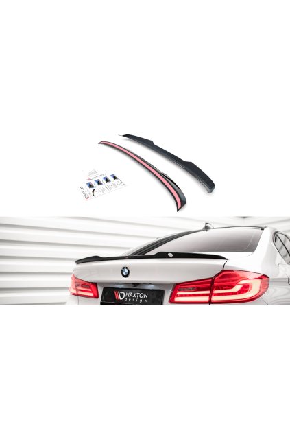 Maxton Design prodloužení spoileru pro BMW řada 5 G30, carbon-Look