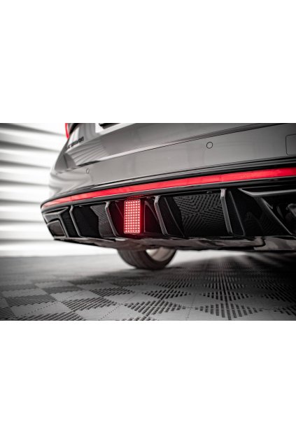 Maxton Design brzdové světlo pro Škoda Octavia RS Mk4, černý lesklý plast ABS