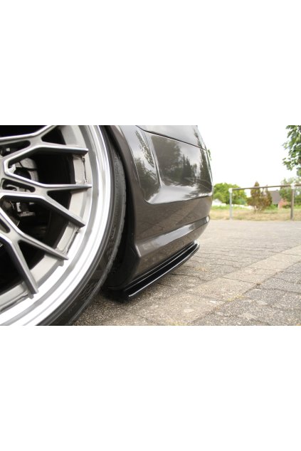 Maxton Design boční difuzory pod zadní nárazník pro Mercedes CL C 216, černý lesklý plast ABS