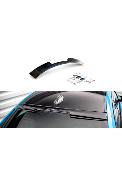 Maxton Design patka na zadní okno pro BMW M2 F87, černý lesklý plast ABS